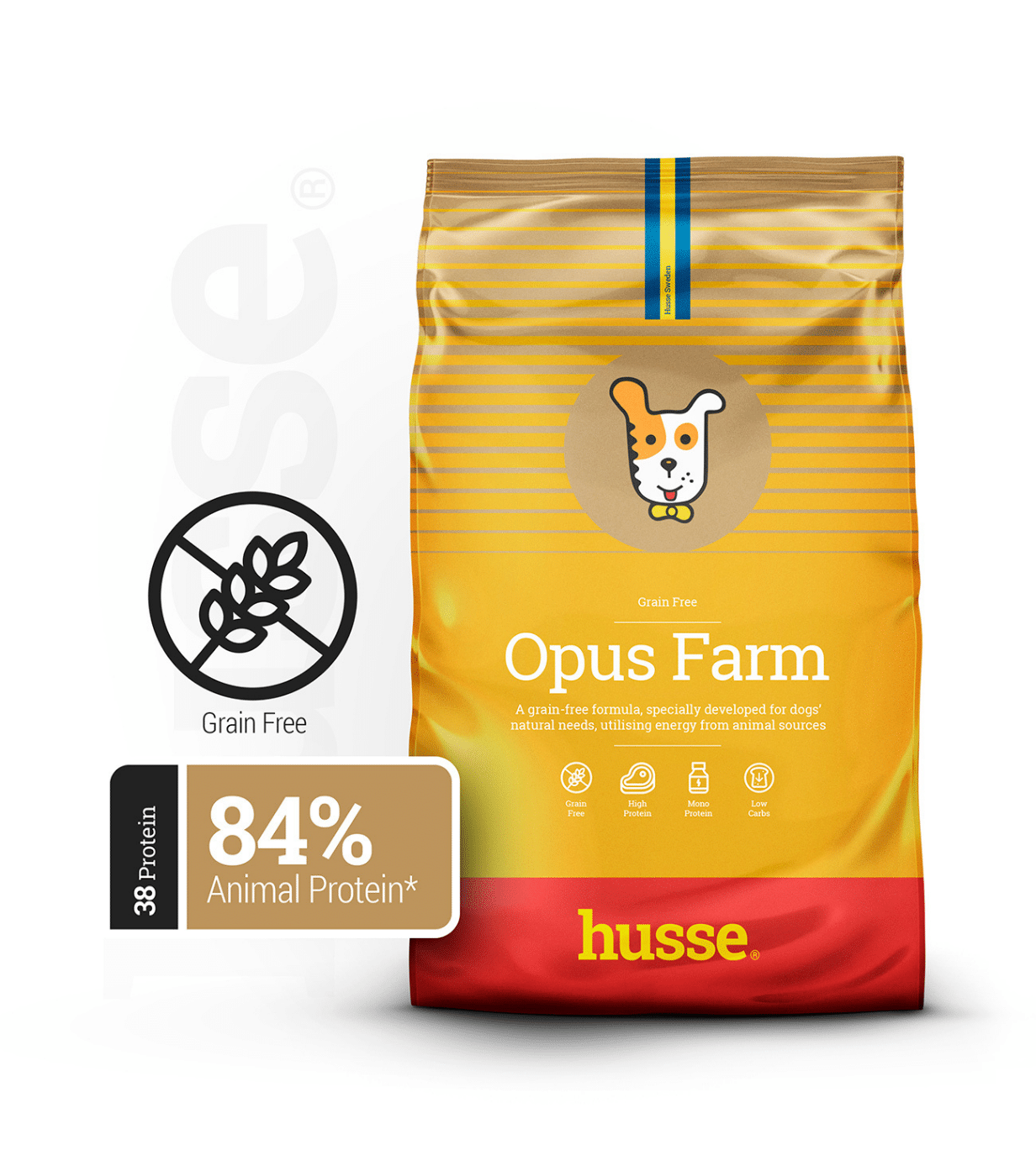 Croquettes sans céréales pour chien sensible | Opus Farm