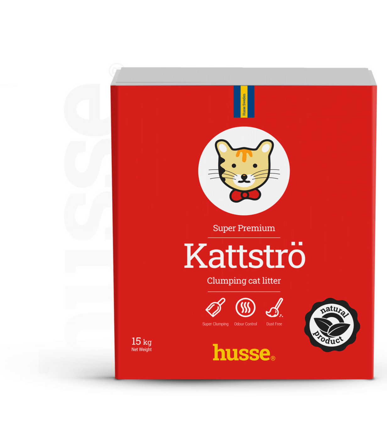 Litière agglomérante pour chat | Kattströ Red 15 kg