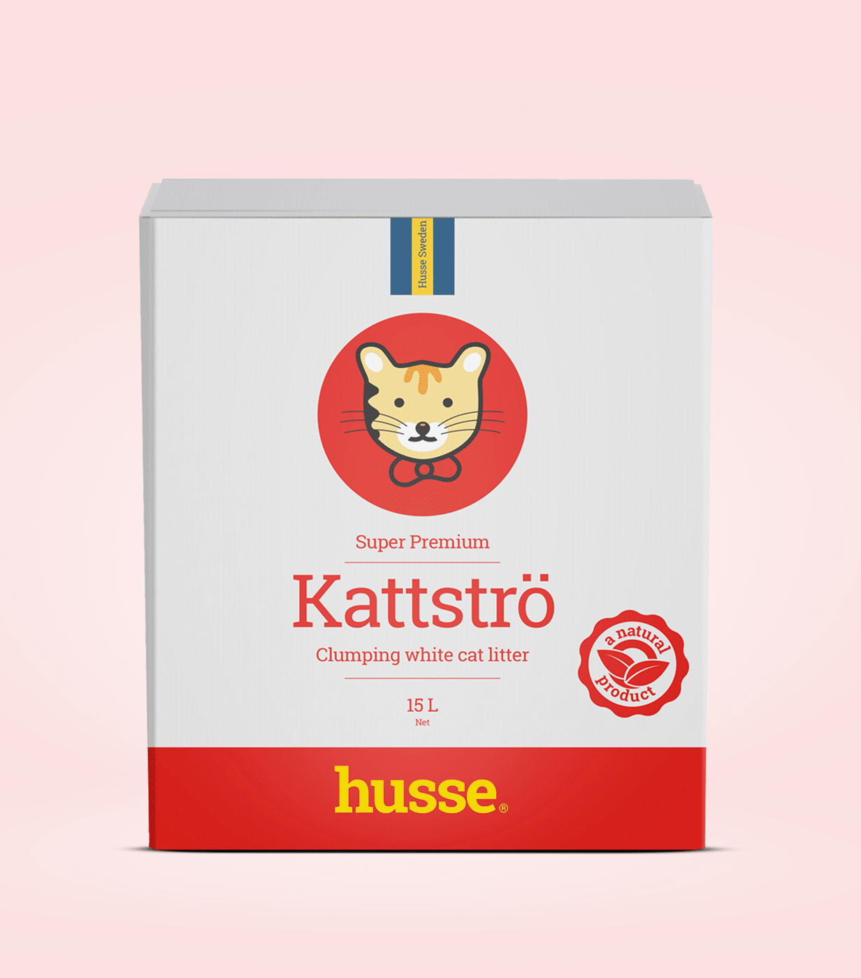 Litière agglomérante pour chat | Kattströ White – 15 L